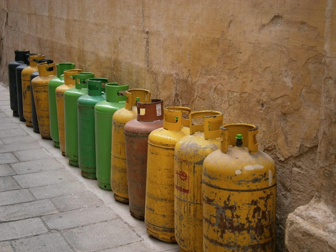 Cilindros de gases industriales